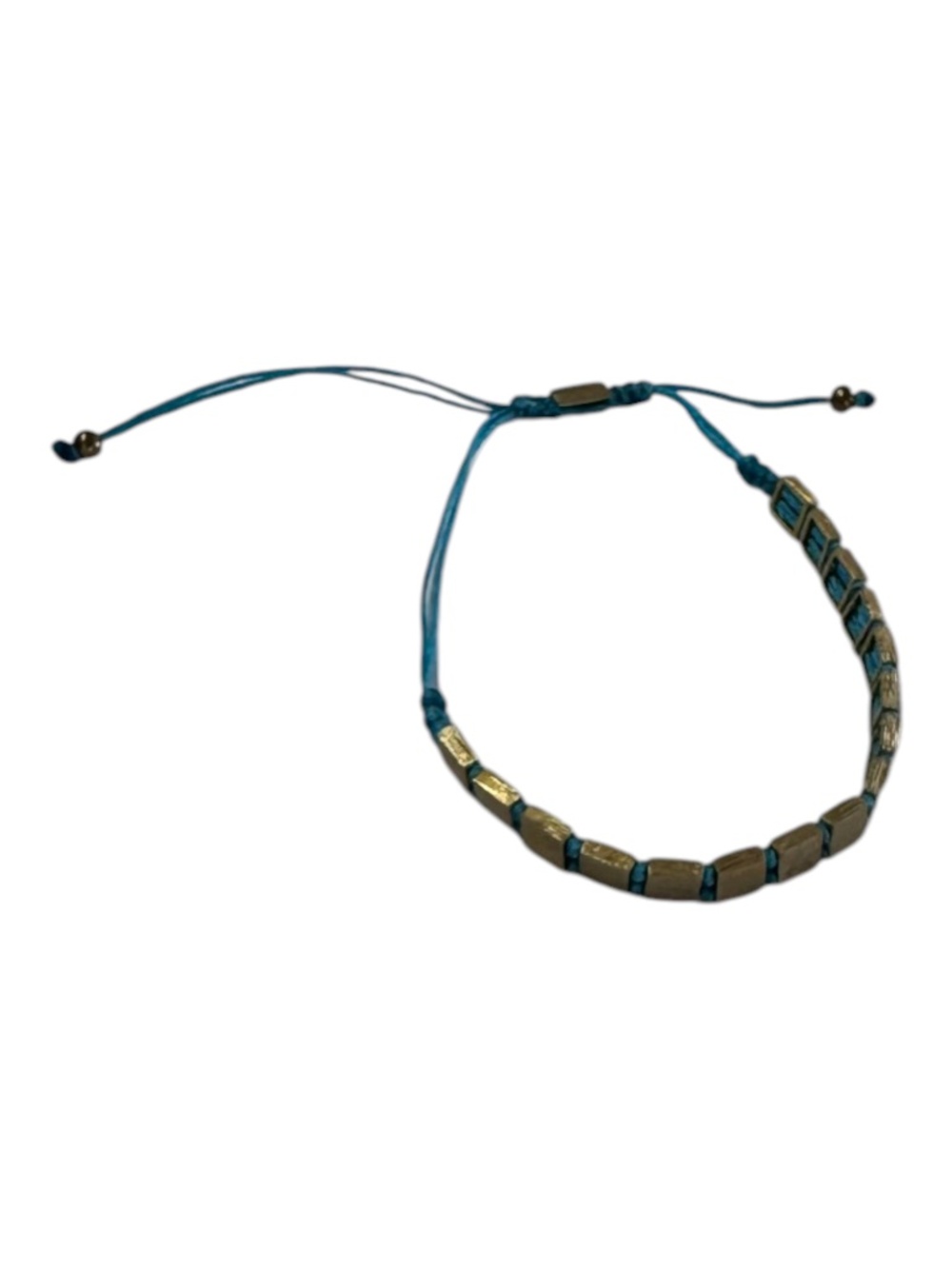 LUCKY BRACELET - COLOR TURQUOISE GOLD-BLUE